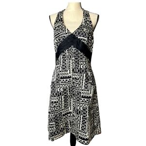 Women's Jones New York 4 Tie Back Neck Front Pocket Halter Dress